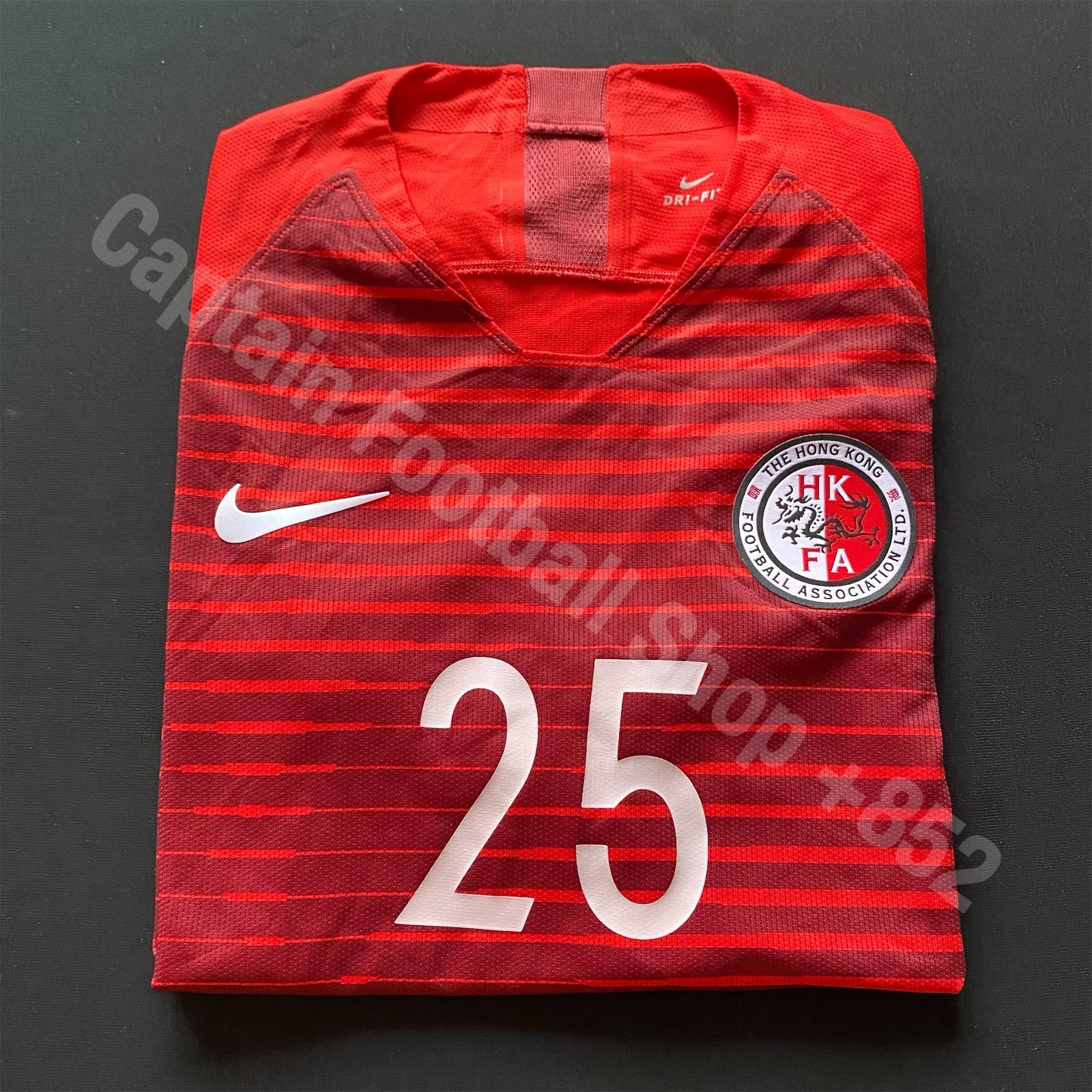 Hong Kong Football Team 2018-2020 Nike Home match worn shirt #25