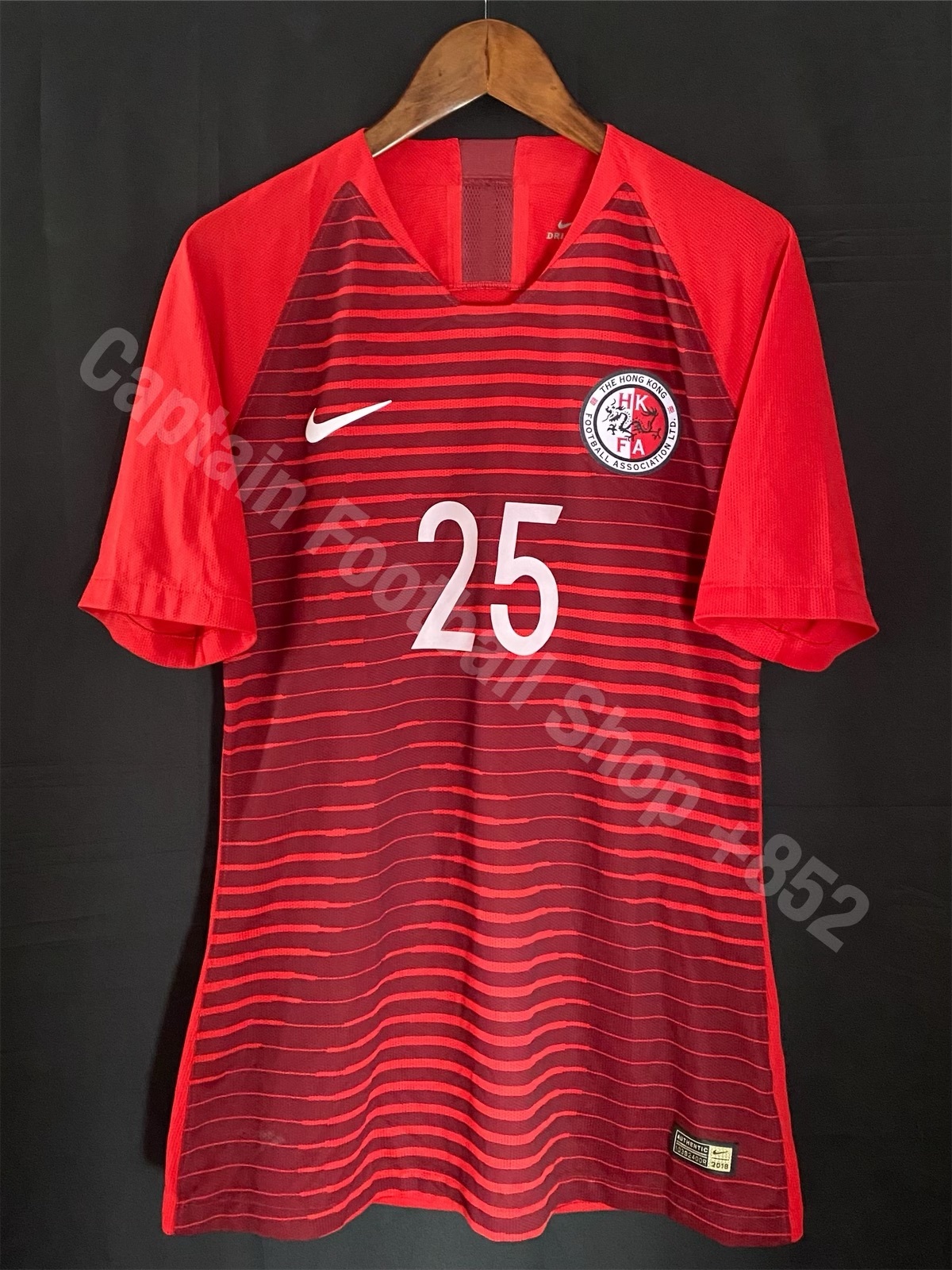 Hong Kong Football Team 2018-2020 Nike Home match worn shirt #25