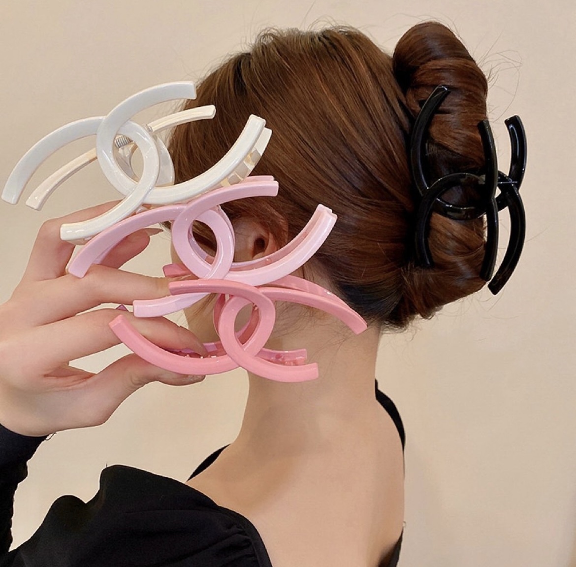 香奶奶 雙c奶亮感翻玩髮夾