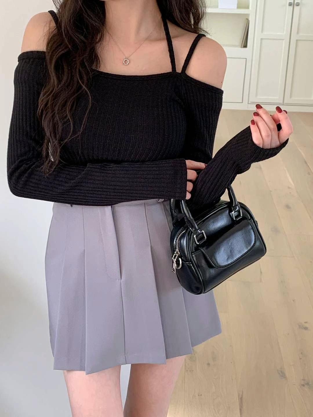 Cocoa Off-Shoulder Top