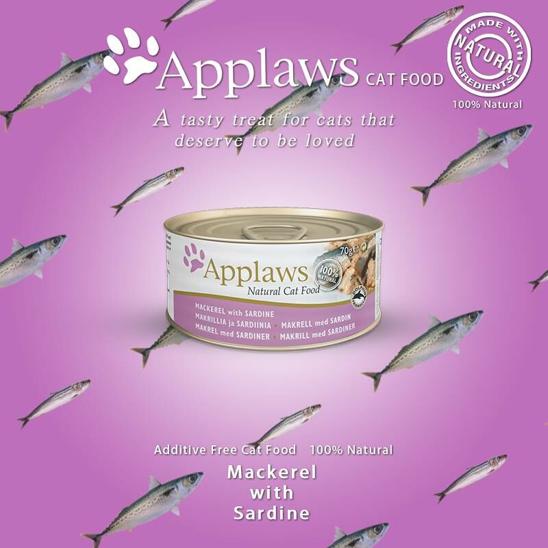 Applaws – 肉絲湯汁鯖魚&沙丁魚 Mackerel & Sardine 156g