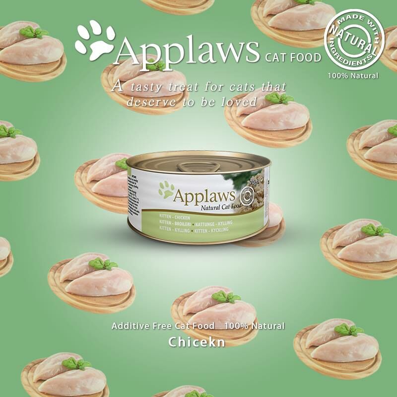 Applaws - 肉絲湯汁 (幼貓)雞胸 Kitten Chicken Breast 70g (新版)
