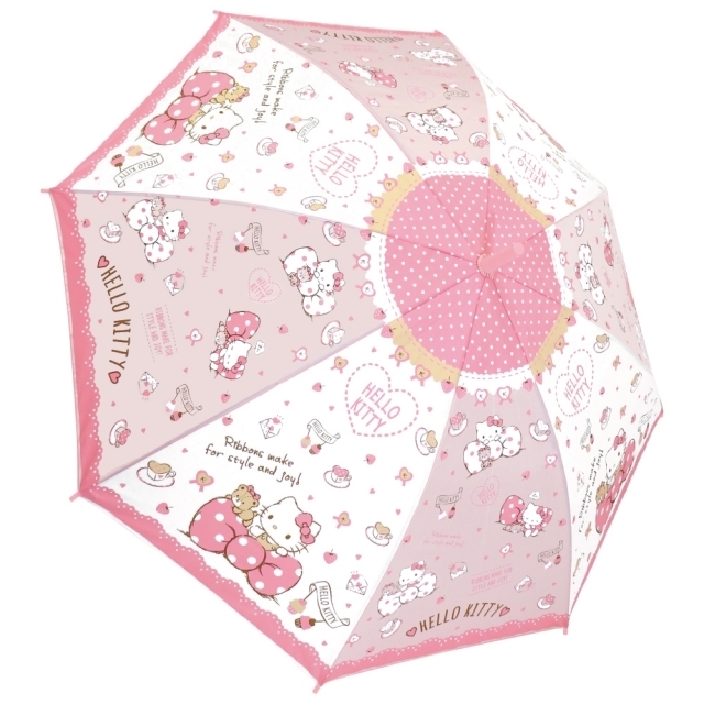 三麗鷗-長傘-Hello Kitty-55cm(雨傘)(雨遮)
