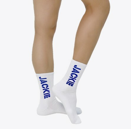 JACKIE經典LOGO圓襪