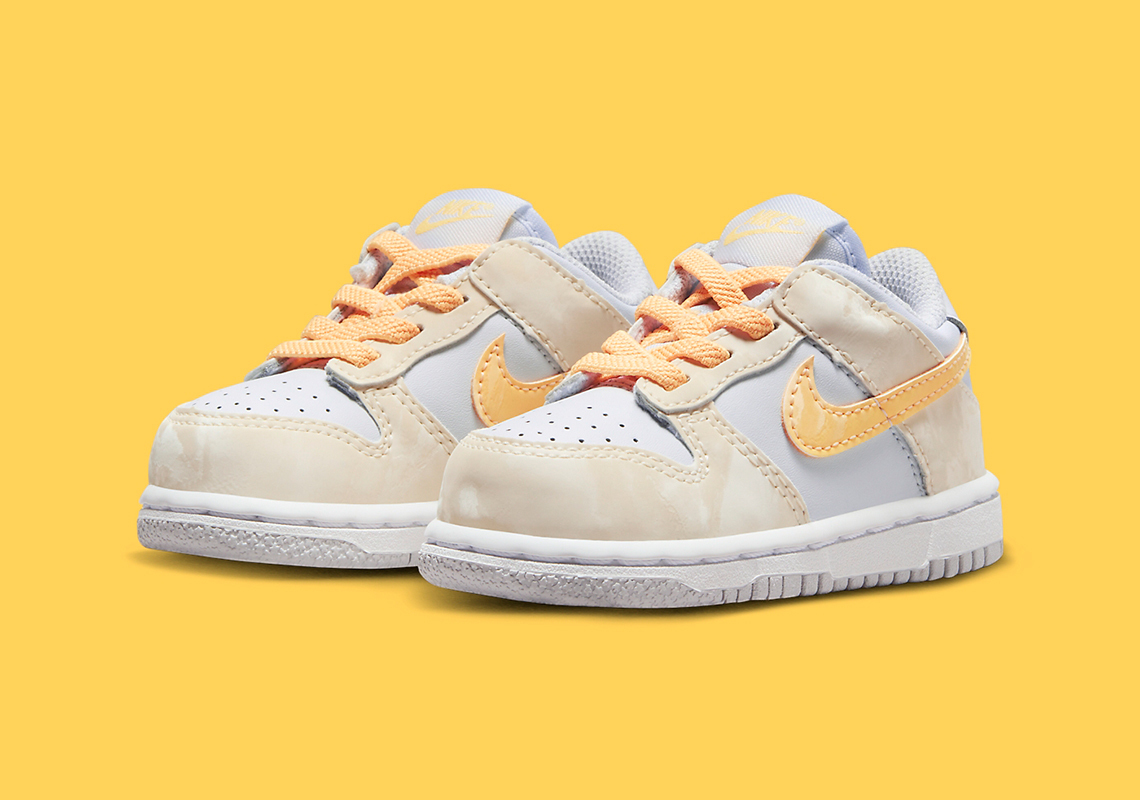 【Luxury】現貨特價 Nike Dunk Low 哈密瓜漸層 大人大童中童小童 大理石紫灰 親子鞋 親子款 男女 男童 女童 FB9108-100