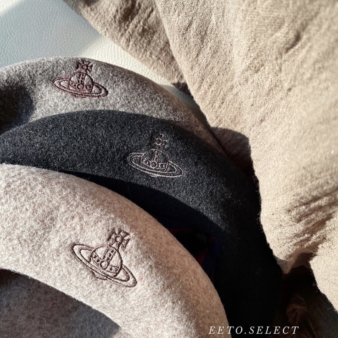 vivienne westwood 100%羊毛貝蕾帽 日本製