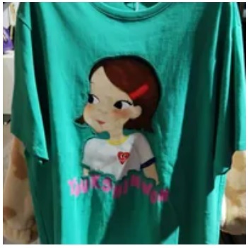 [S] YSW RIA COLOR POINT T-SHIRT,GREEN, I2WTS15GRRAF (SYW203)