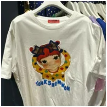 [S] YSW GAEDDONGI COLOR POINT T-SHIRT,WHITE, I2WTS15WHGDF (SYW204)