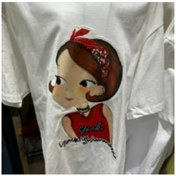 [S] YSW RIA HIT T-SHIRT,WHITE, I2WTS16WHRAF (SYW207)