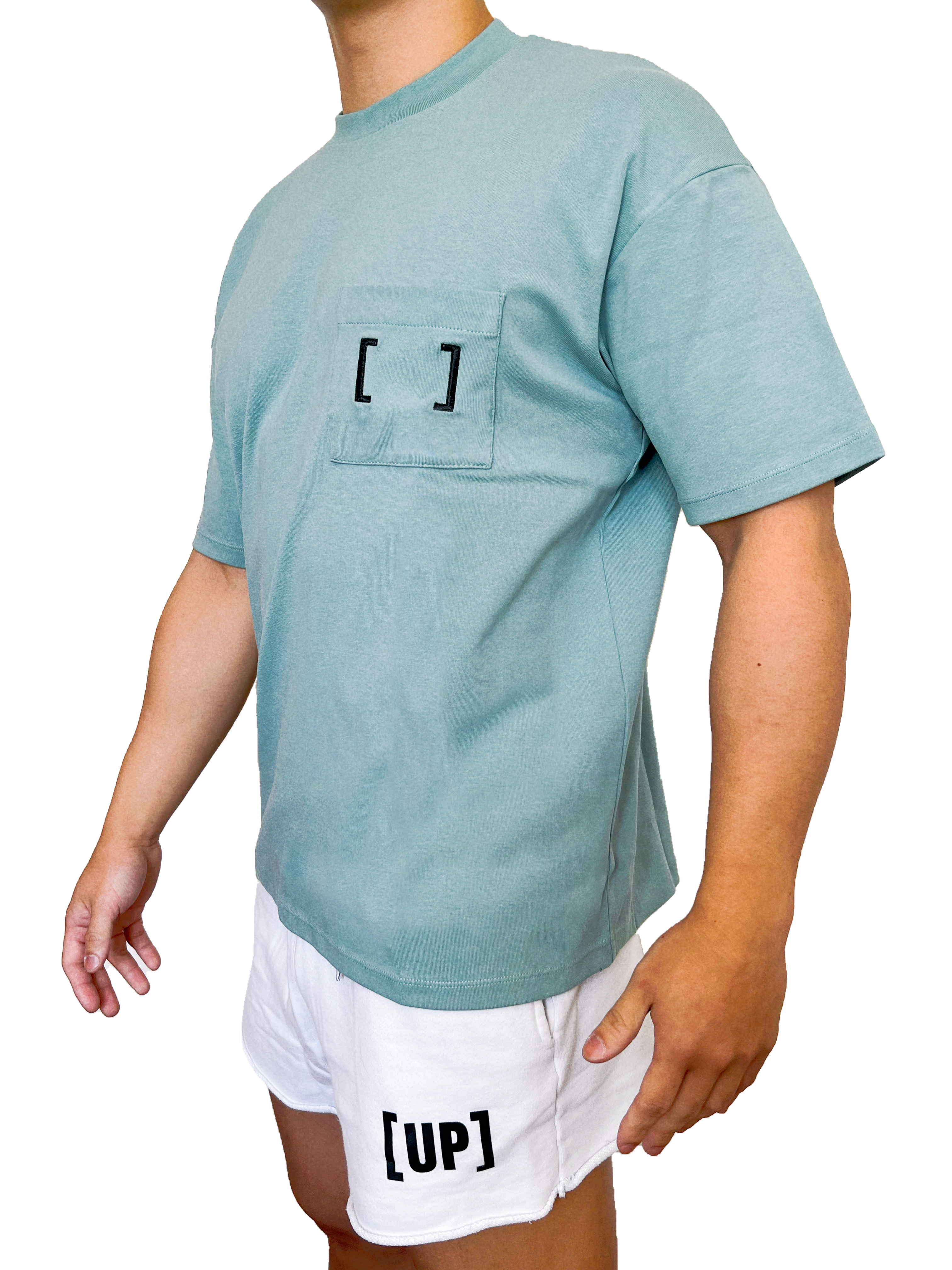 全新色系 - Oversized Tee 寬版落肩T恤 湖水綠