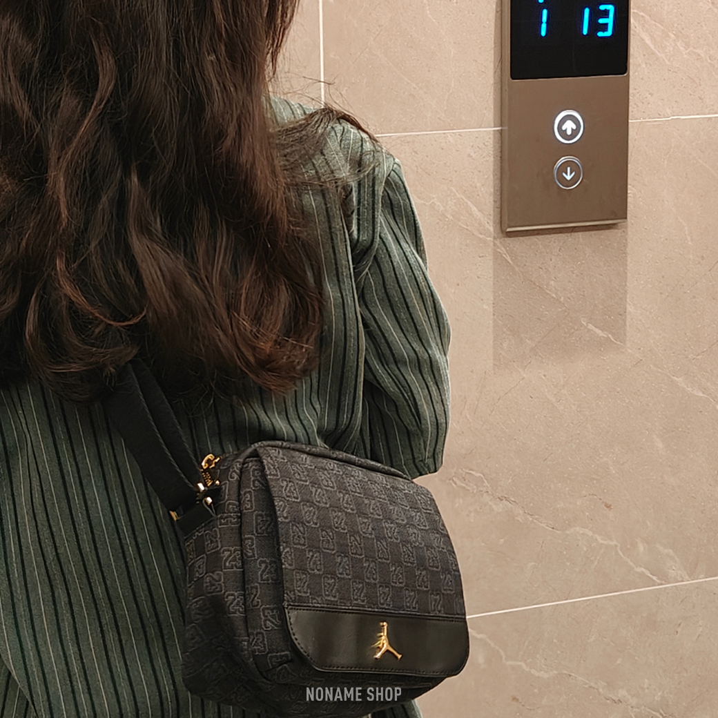 NIKE JORDAN MONOGRAM CROSSBODY 老花 側背包 兩色