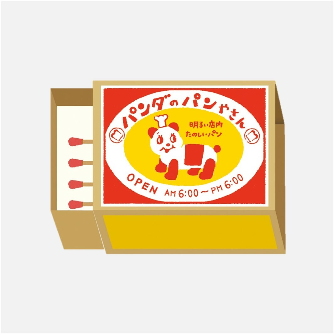 便條紙∣復古日記系列 貓熊麵包店∣日本 古川紙工