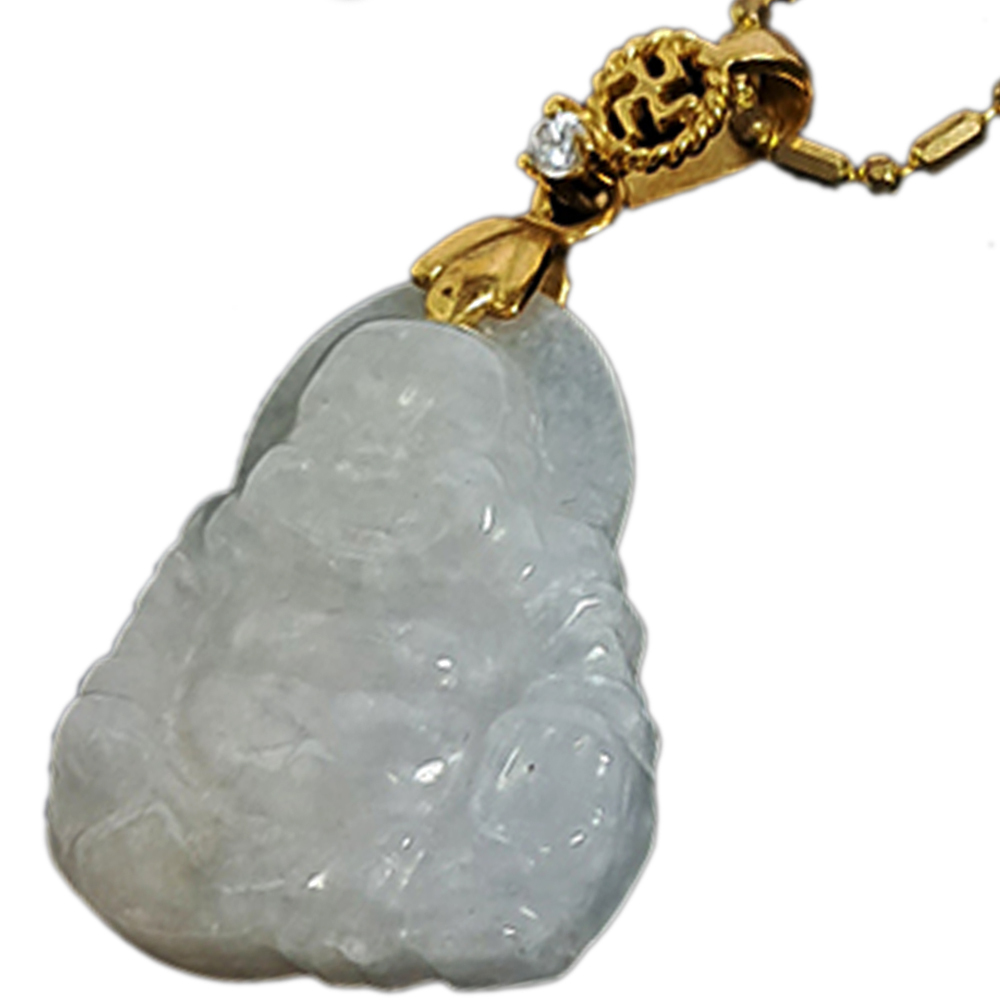 彌勒佛玉佩{微型}項鍊【十方】119799