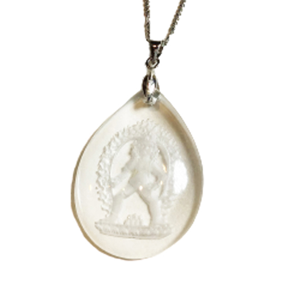 黑財神水晶墜鋼項鍊【十方】119825