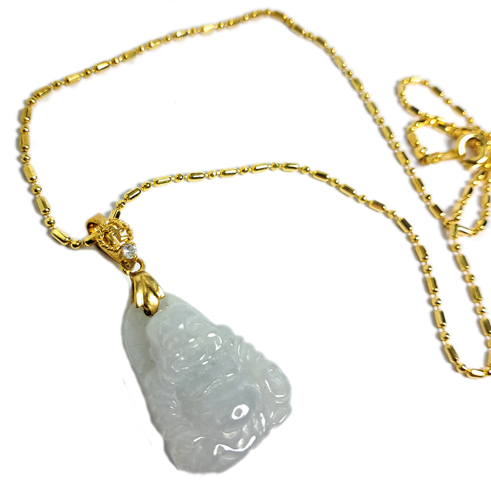 彌勒佛玉佩{微型}項鍊【十方】119785