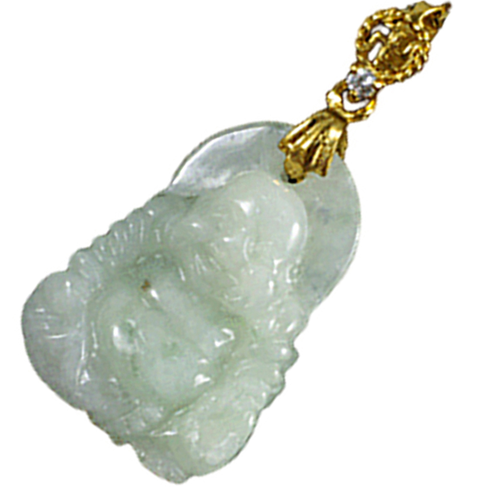 彌勒佛玉佩{微型}項鍊【十方】119798