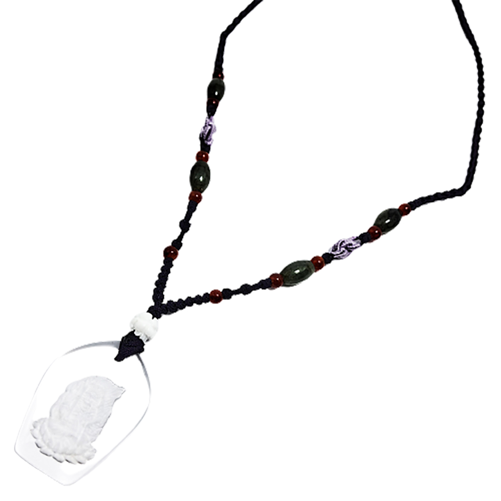 不動明王{水晶/肖雞}S中國結項鍊【十方】127728