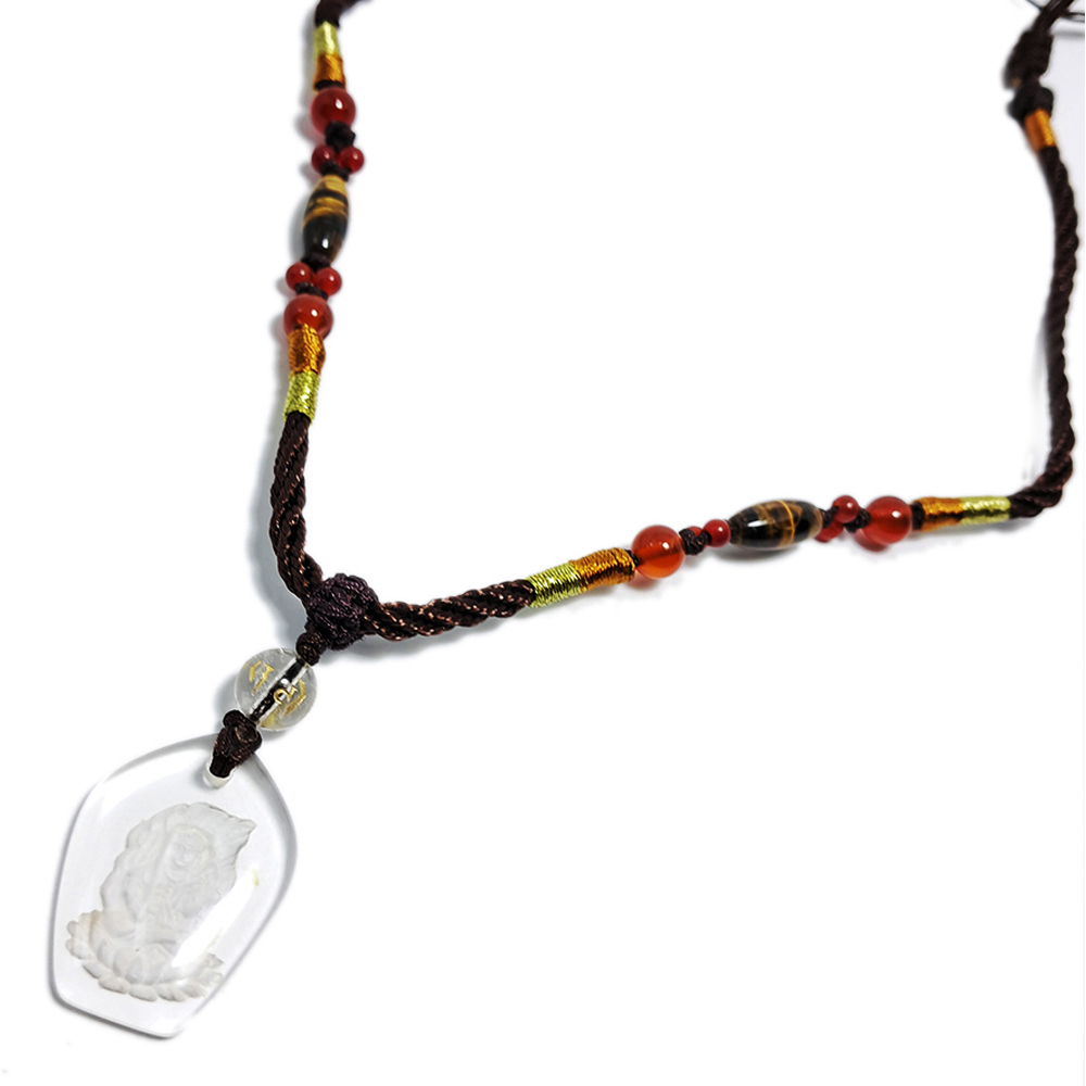 不動明王{雞}水晶S中國結項鍊【十方】126925