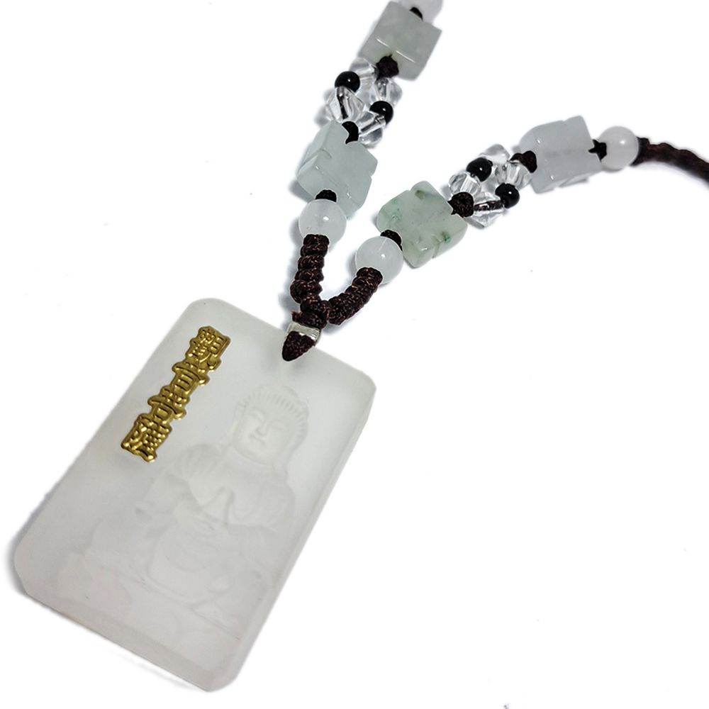 觀音菩薩{水晶琉璃}中國結項鍊【十方】123995