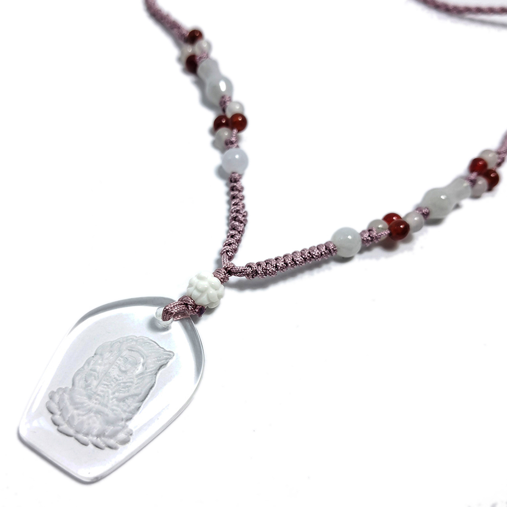 不動明王{水晶/肖雞}S中國結項鍊【十方】127725