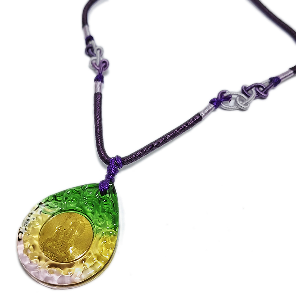 金觀音{琉璃}中國結項鍊【十方】128925