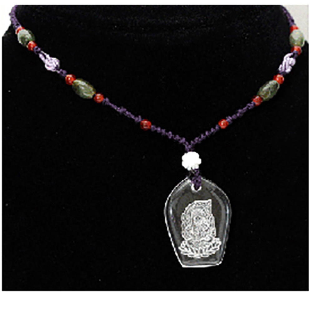 不動明王{水晶/肖雞}S中國結項鍊【十方】127728