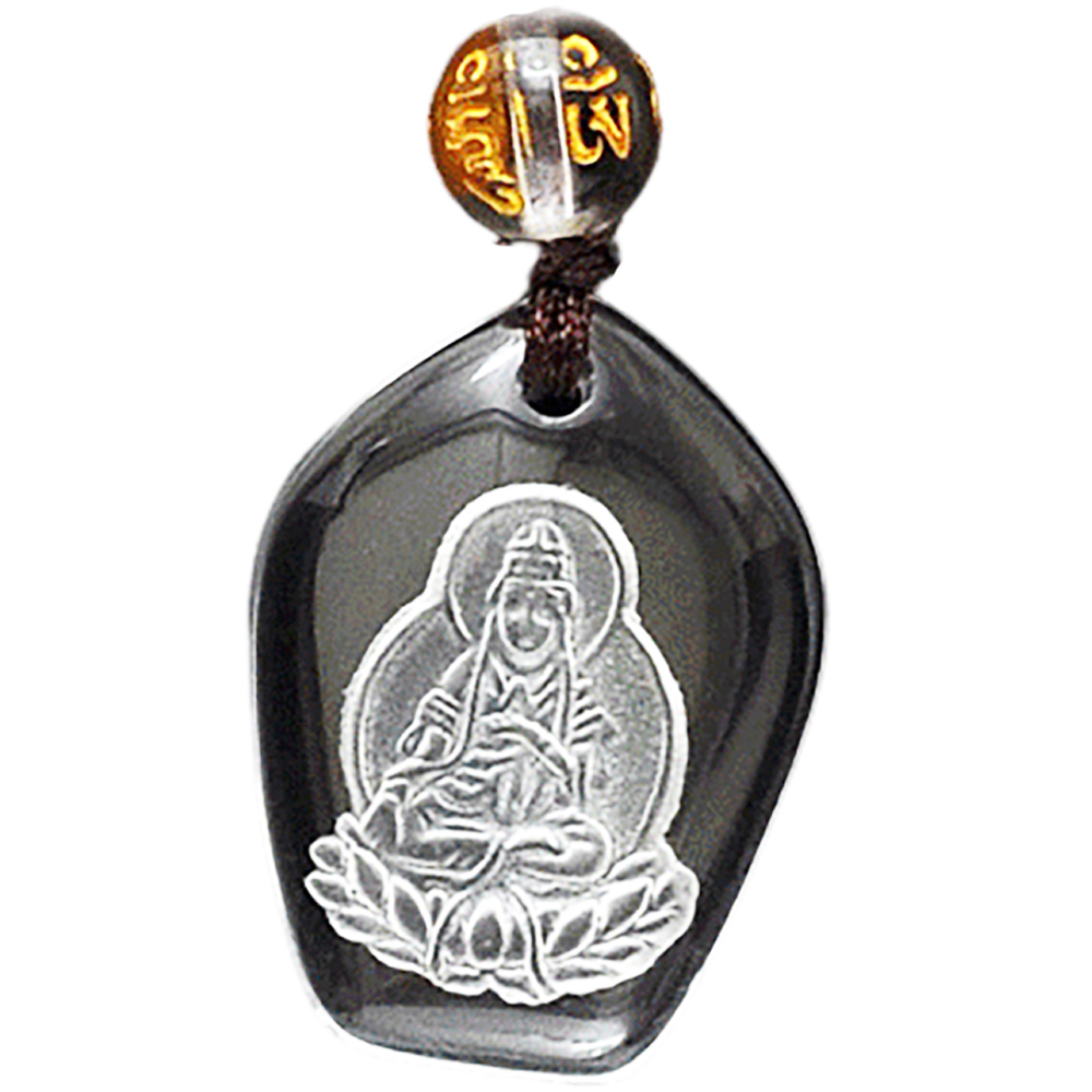 大勢至菩薩{馬}S水晶中國結項鍊【十方】126924