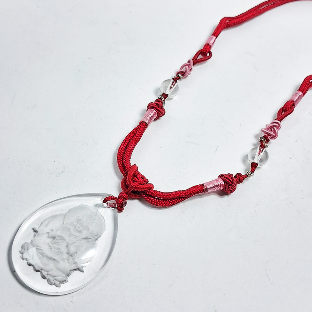 大勢至菩薩{馬} 水晶中國結項鍊【十方】124543