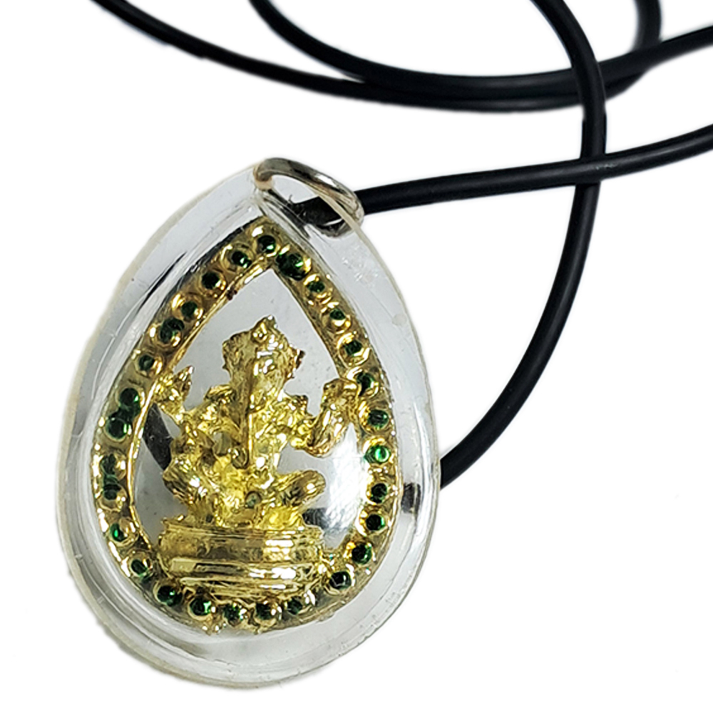  象鼻財神{金/綠寶石}項鍊【十方】129934