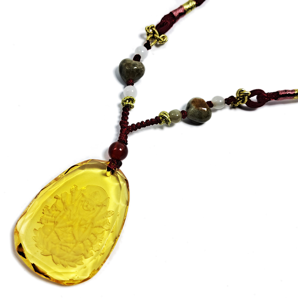 千手觀音{黃晶}中國結項鍊【十方】134489