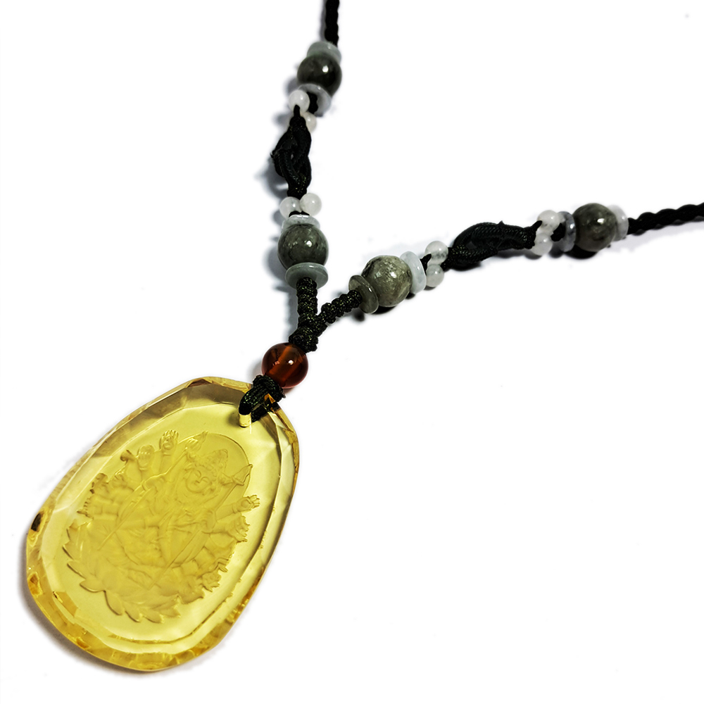 千手觀音{黃晶}中國結項鍊【十方】134487