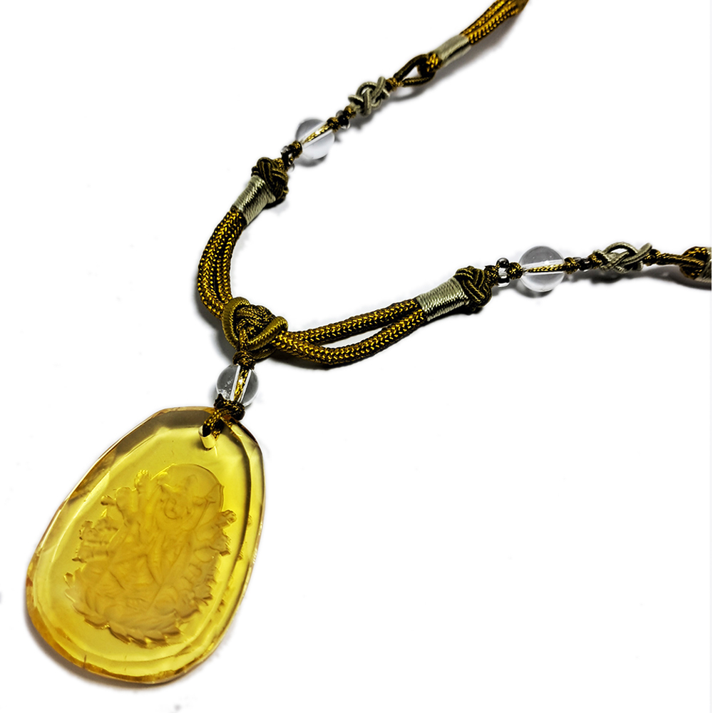 千手觀音{黃晶}中國結項鍊【十方】134490