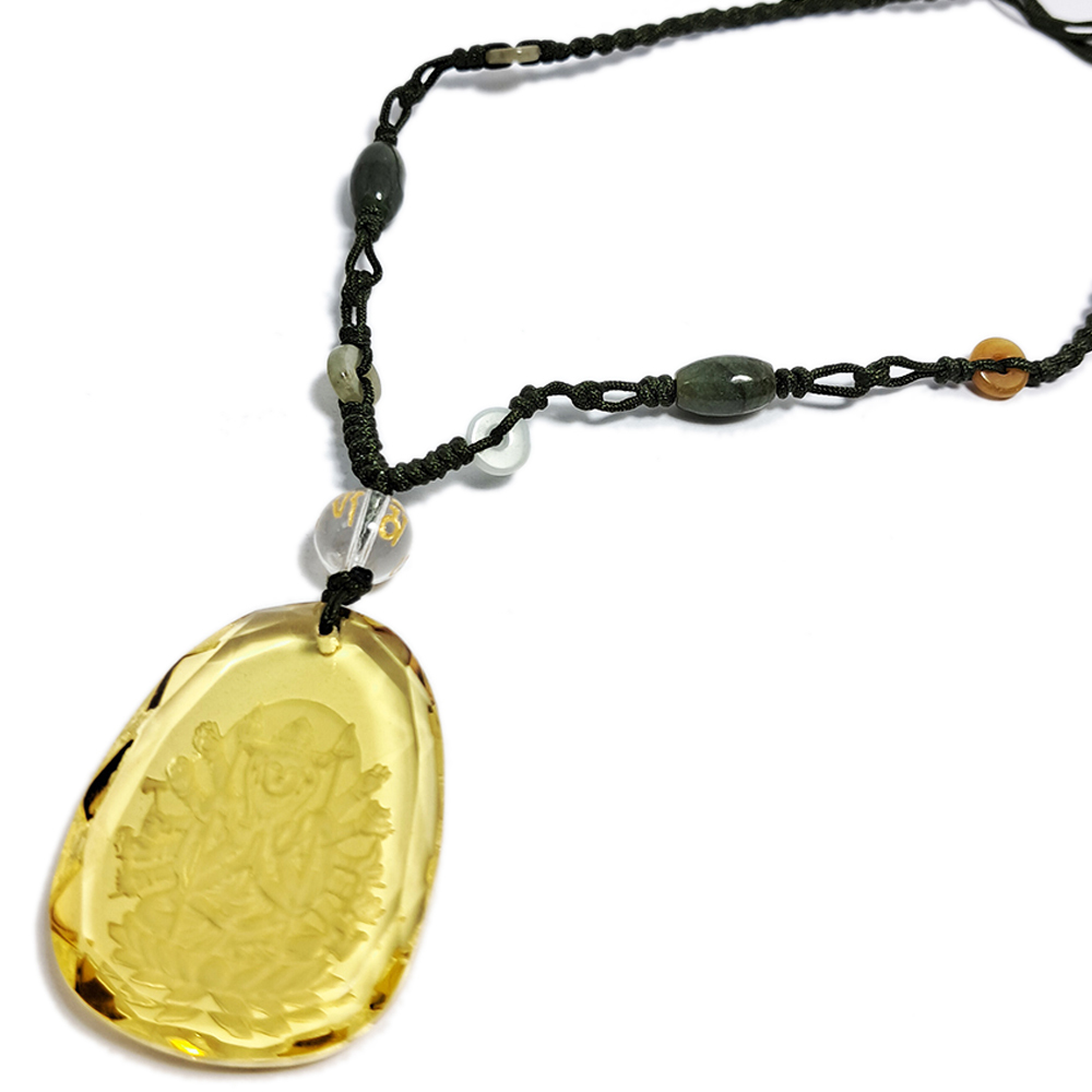 千手觀音{黃晶}中國結項鍊【十方】134496