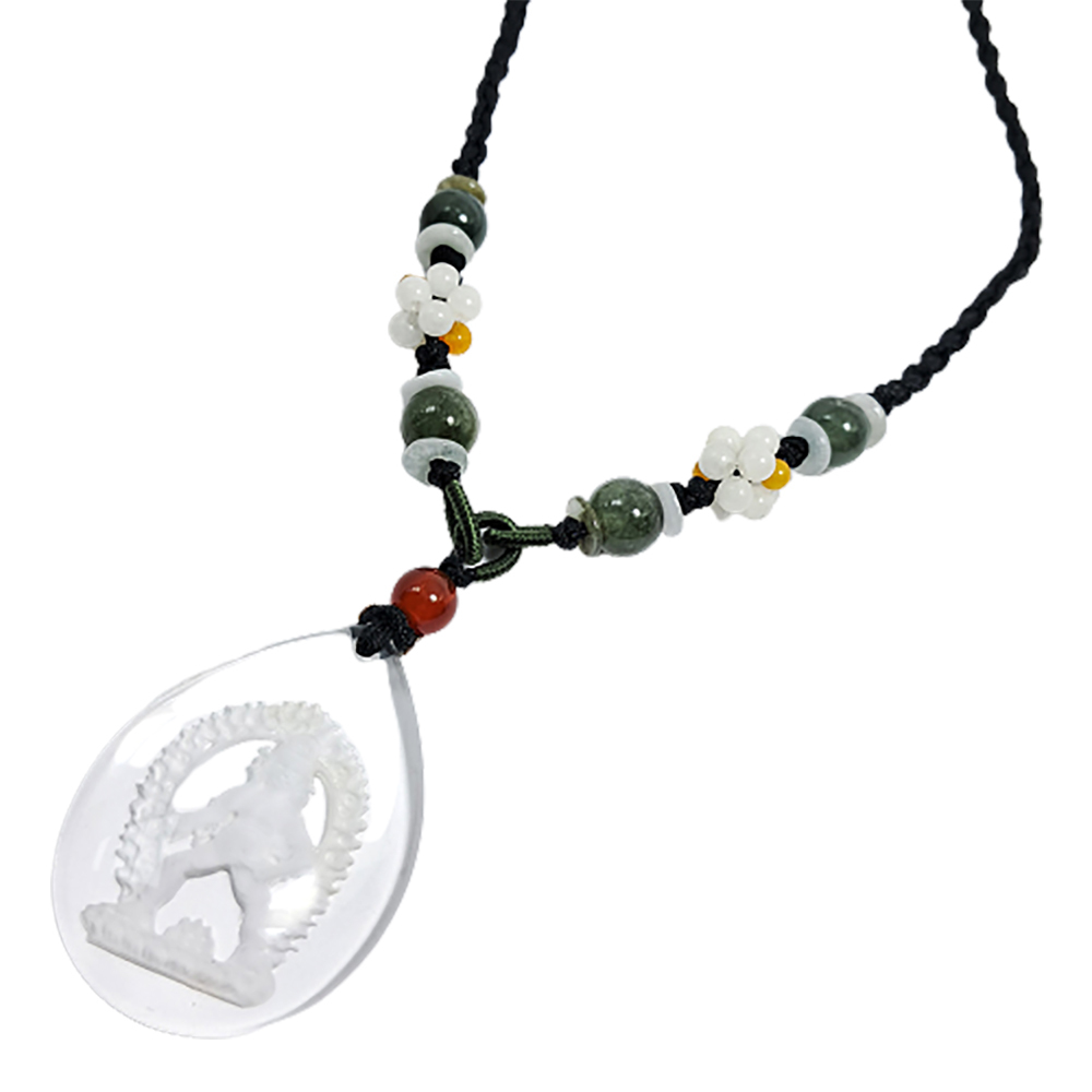 黑財神{水晶}中國結項鍊【十方】134521