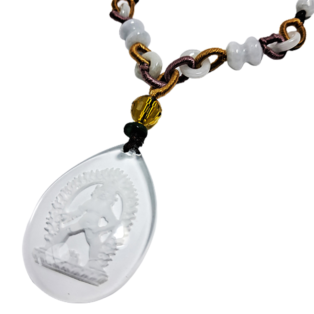 黑財神{水晶}中國結項鍊【十方】134524