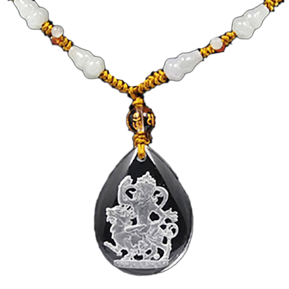 綠財神{水晶}中國結項鍊【十方】134587