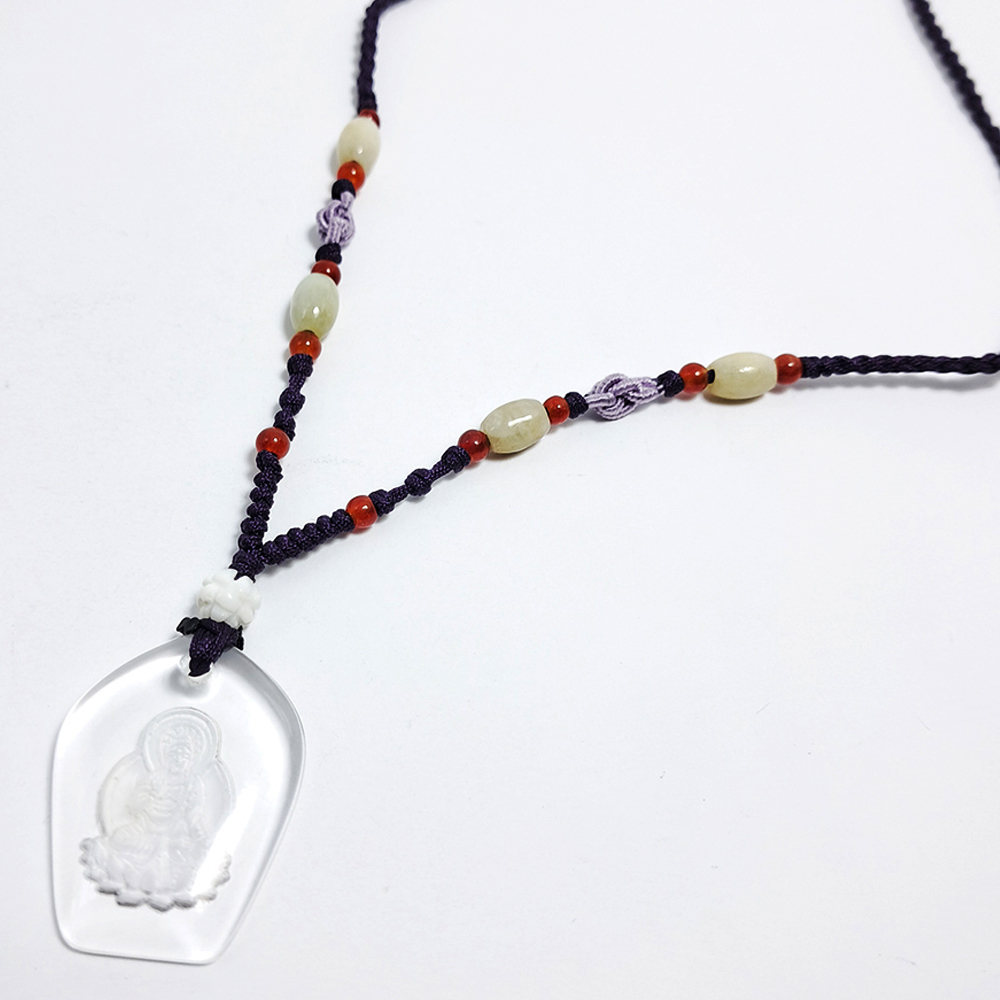  阿彌陀佛{水晶}S中國結項鍊【十方】134525