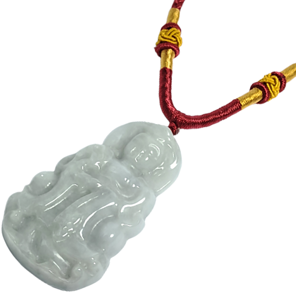 觀自在菩薩{緬甸玉}玉珮【十方】135379