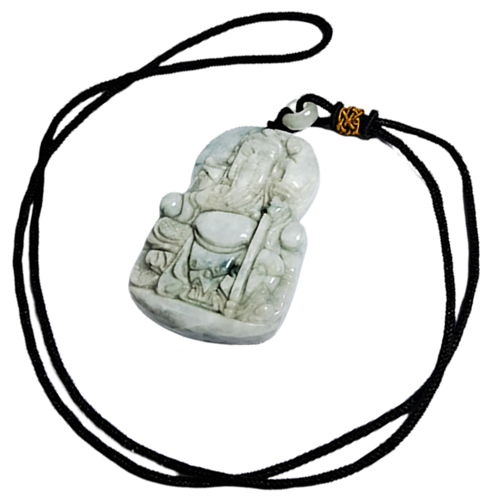 關聖帝君{緬甸玉}玉珮【十方】135380