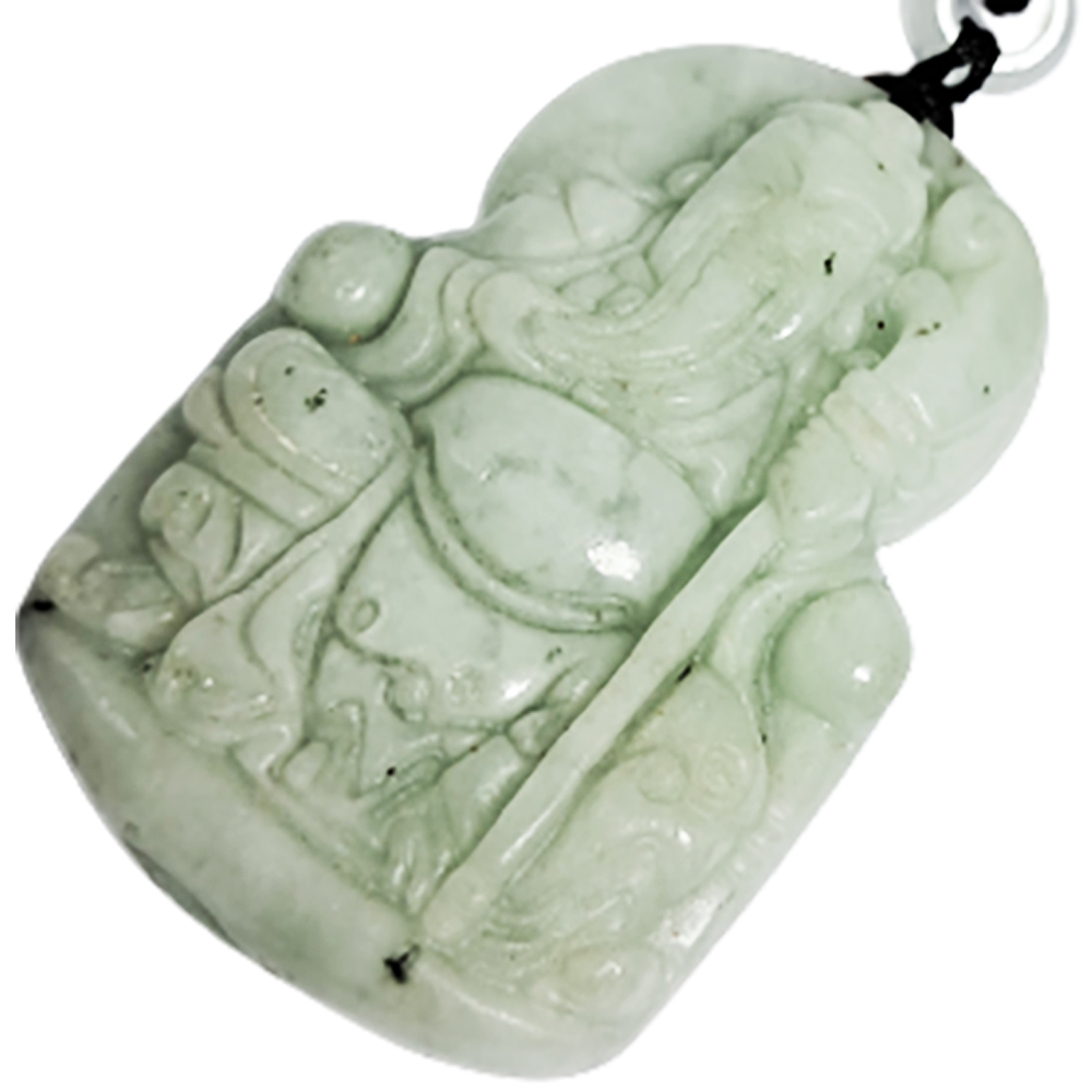 關聖帝君{緬甸玉}玉珮【十方】135375