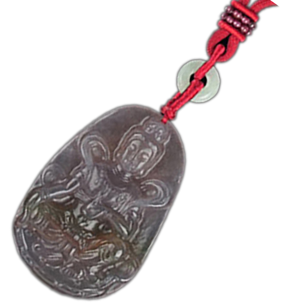 祥雲觀音{七彩玉/印度瑪瑙}項鍊【十方】137858