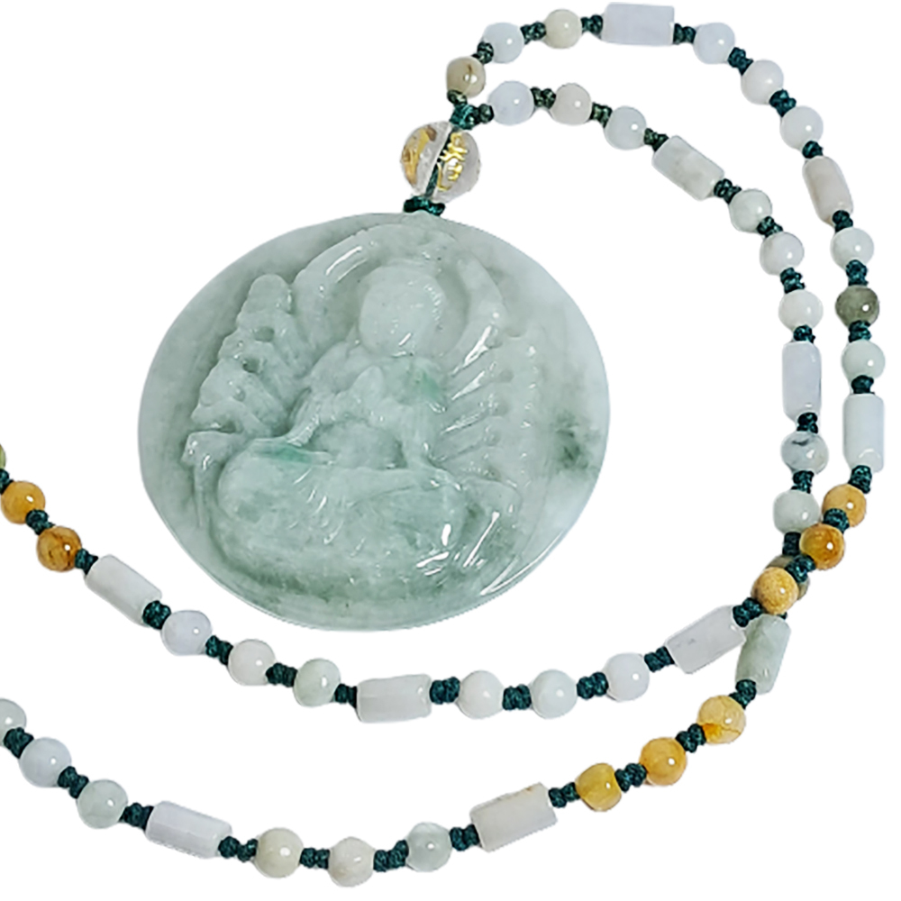 千手觀音{緬甸玉}項鍊【十方】138141