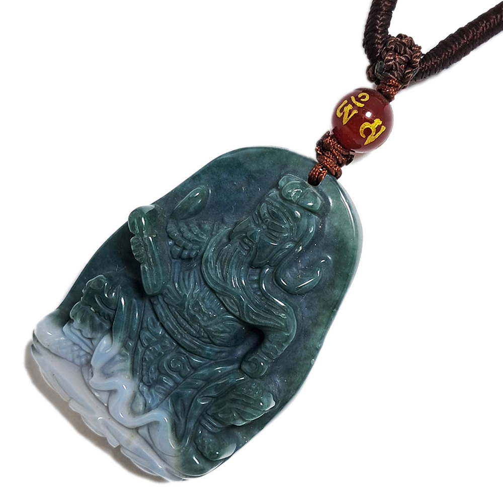 關聖帝君{七彩玉}項鍊【十方】138993