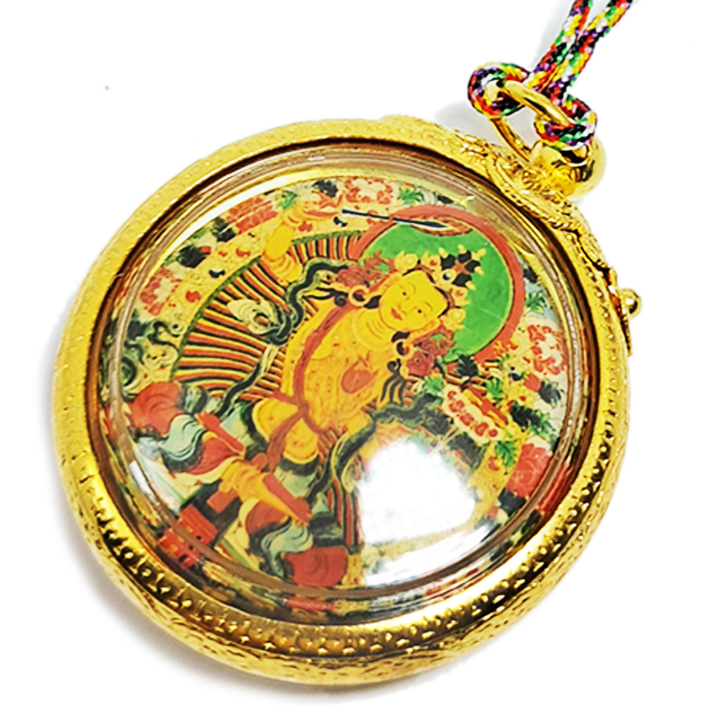 文殊菩薩佛牌嘎屋附黑繩項鍊【十方】139205