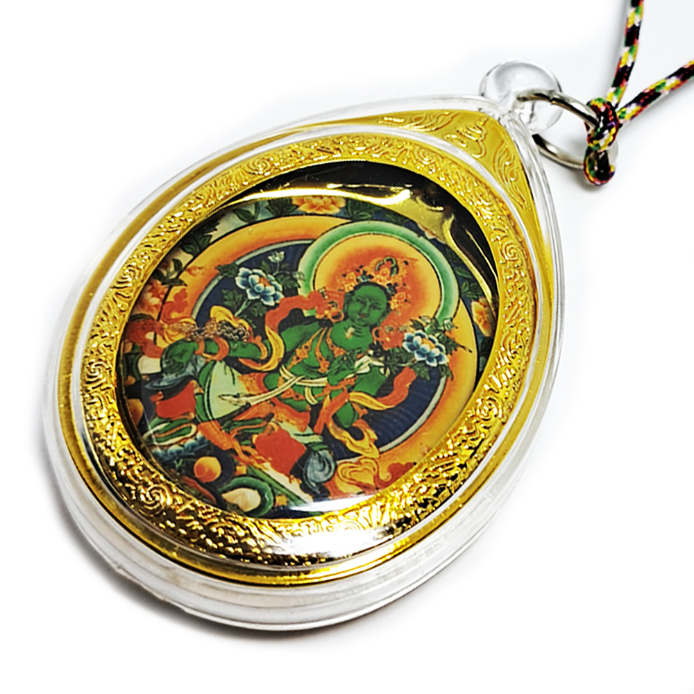 綠度母佛牌嘎屋附黑繩項鍊【十方】139203