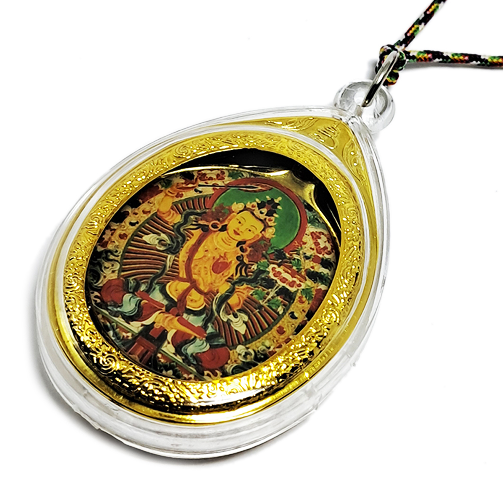 文殊菩薩佛牌嘎屋附黑繩項鍊【十方】139206