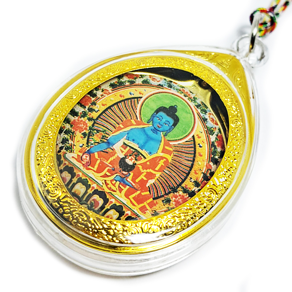 藥師佛佛牌嘎屋附黑繩項鍊【十方】139201