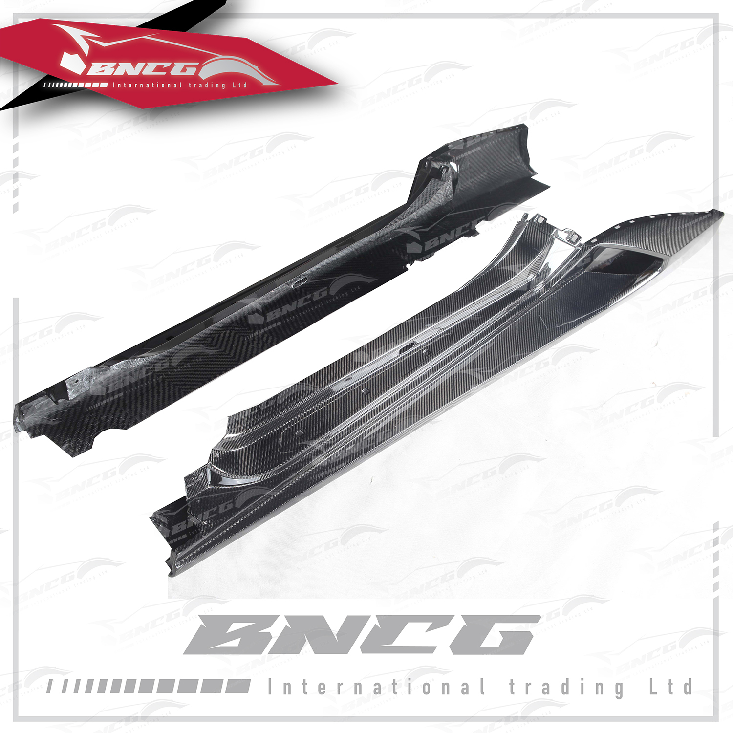 藍寶堅尼 Lamborghini Huracan EVO RWD 乾碳纖維 空力套件 NOVITEC款 側裙 側定風翼