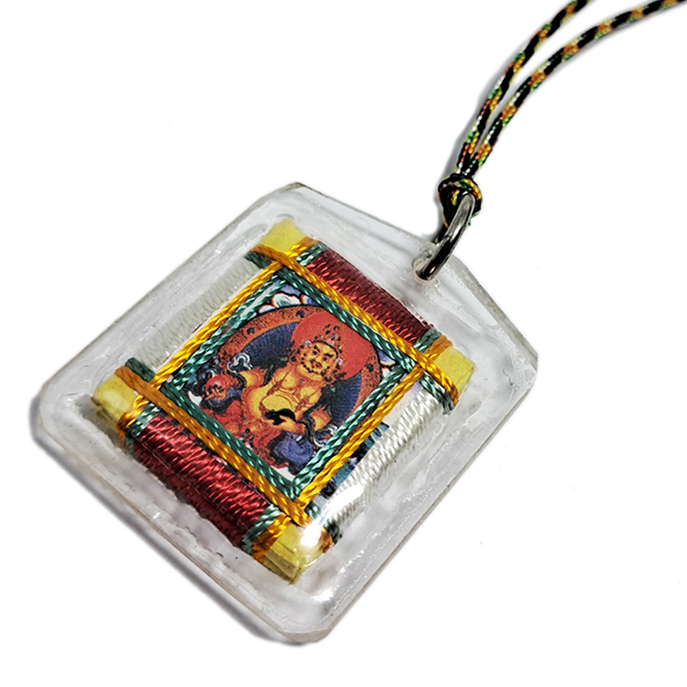 黃財神護身咒輪 五色線項鍊【十方】140173