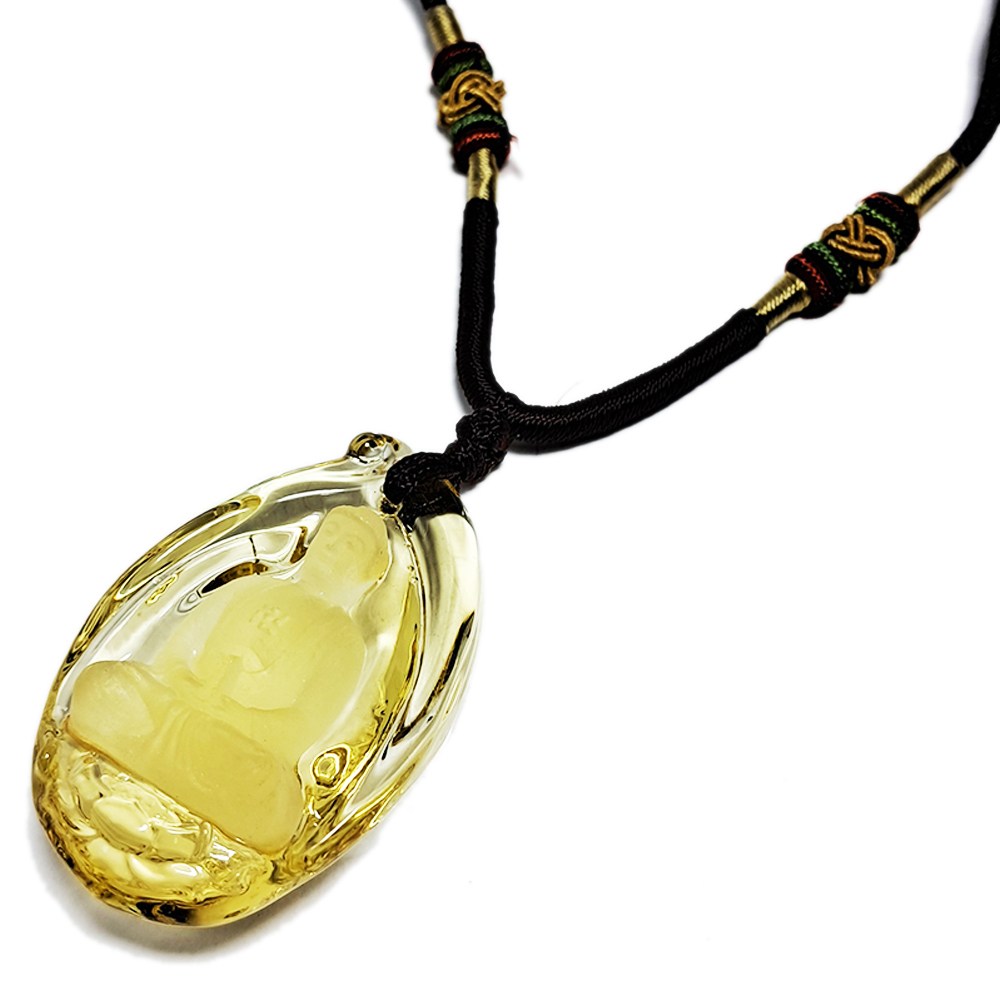 藥師佛{水晶琉璃}中國結項鍊【十方】141138